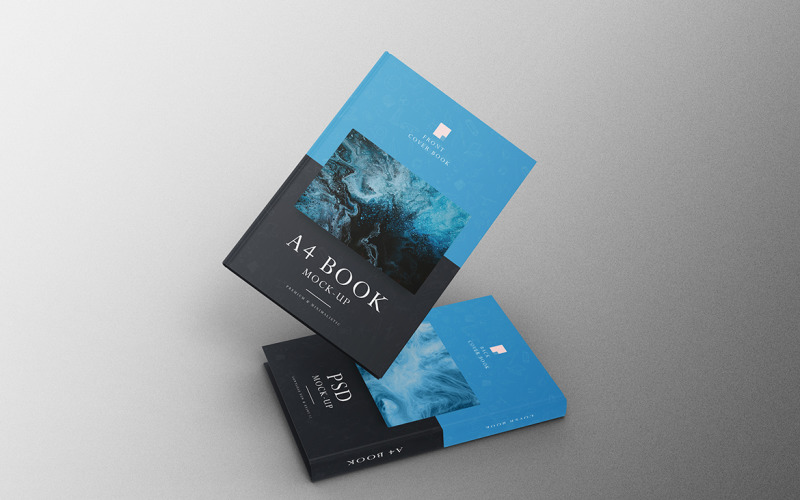 A4 Book Mockup PSD Template Vol 34 Product Mockup