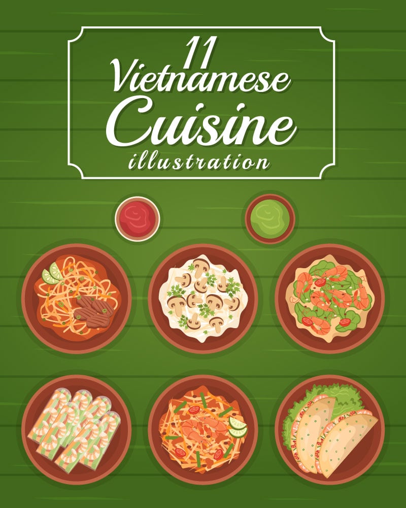 Kit Graphique #299626 Vietnamien Alimentation Divers Modles Web - Logo template Preview