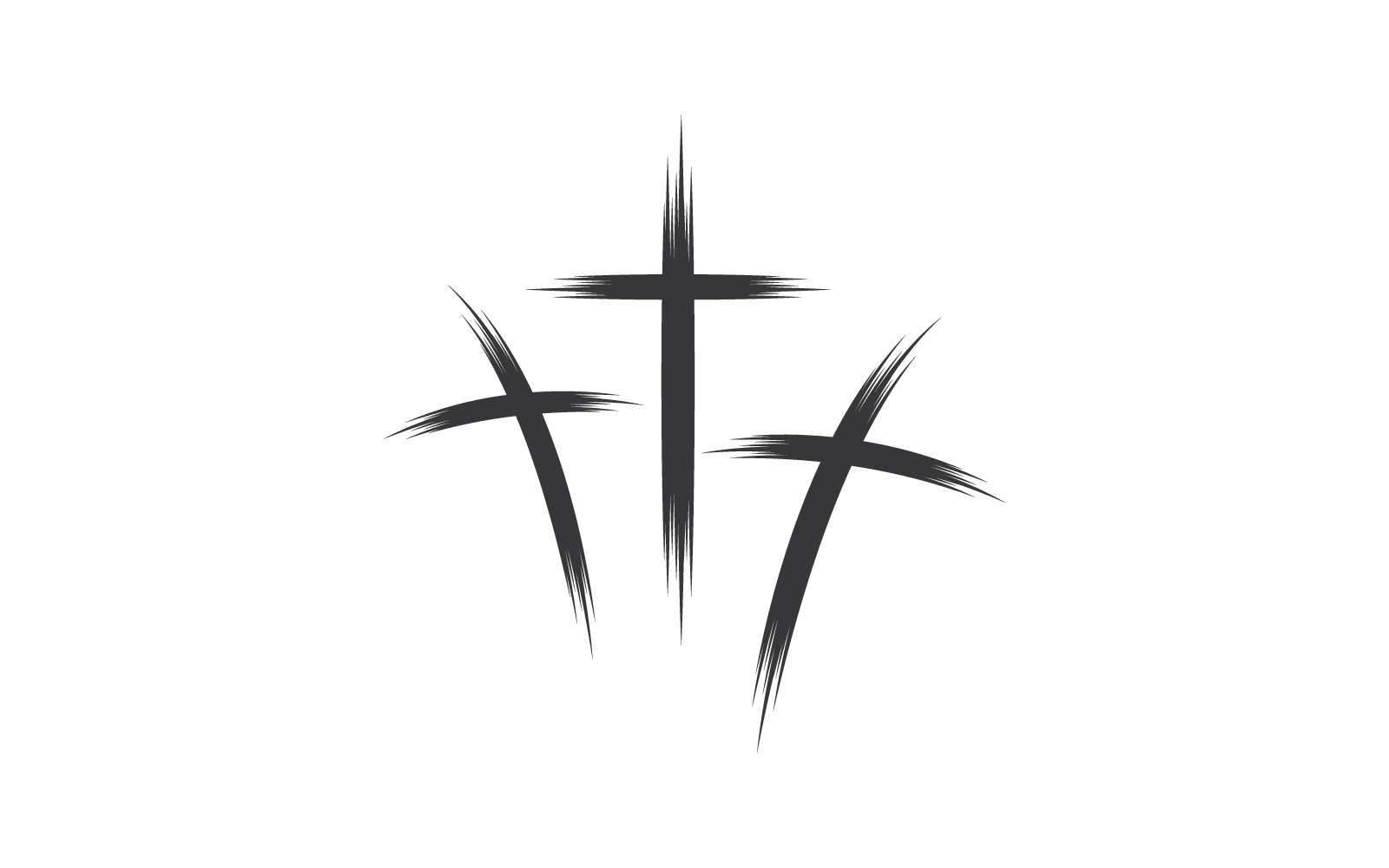 Iglesia logo vector ilustración plantilla diseño plano