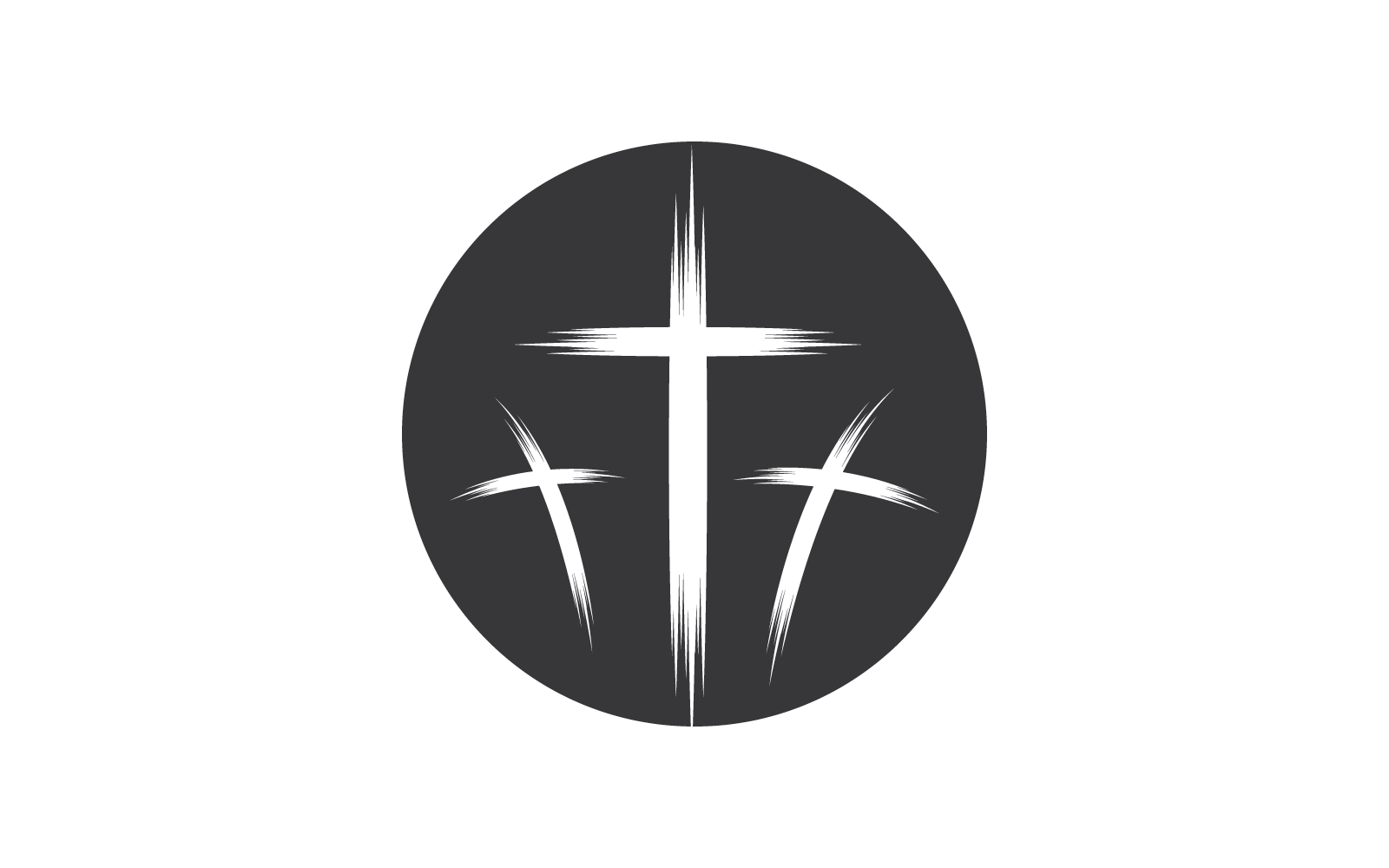 Kyrkans logotyp vektor illustration mall