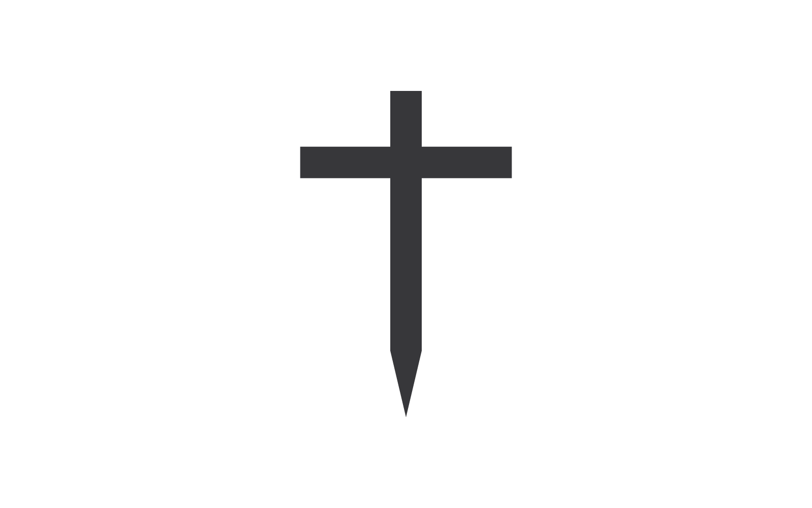Kyrkans logotyp vektor illustration platt formgivningsmall