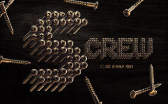 S-CREW - Bitmap Color Font