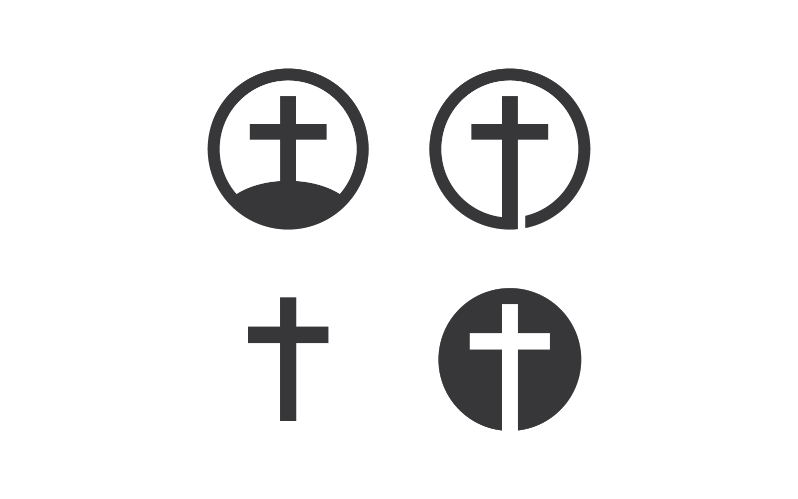 Set of Church logo vector illustration template Logo Template