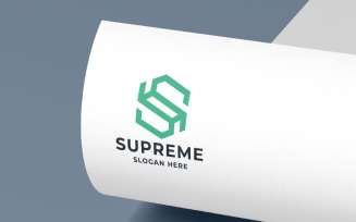 Supreme Letter S Pro Logo Template