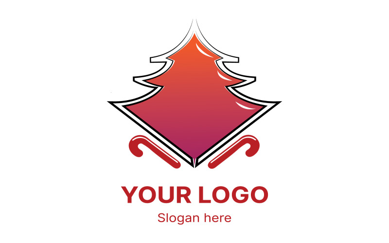Christmas Logo Design Idea Logo Template