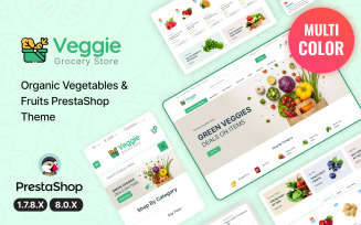Veggie - Food, Vegetable and Grocery PrestaShop Theme
