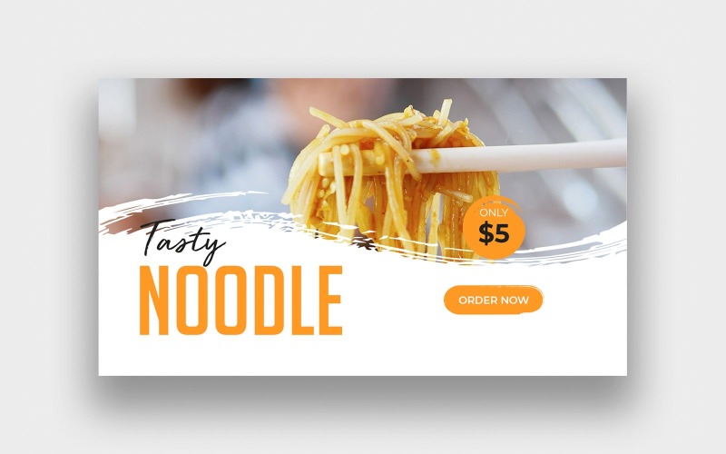 Noodles YouTube Thumbnail Design Social Media