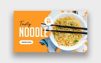 Tasty Food Noodles YouTube Thumbnail