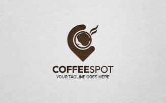 Coffee Spot Logo Template