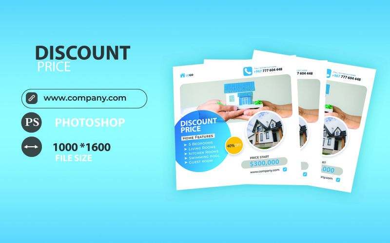 REAL ESTATE SALE FLYER TEMPLATE Corporate Identity