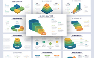 3D Infographic Keynote Template