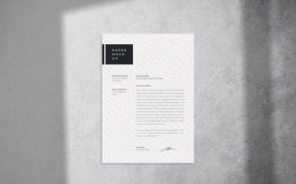 Flyer and Letter Mockup PSD Template Vol 01