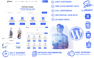Jobsa - Career & Job Portal WordPress Theme