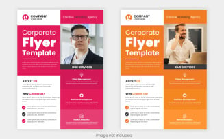 Vector Creative business flyer template design flyer template or corporate flyer