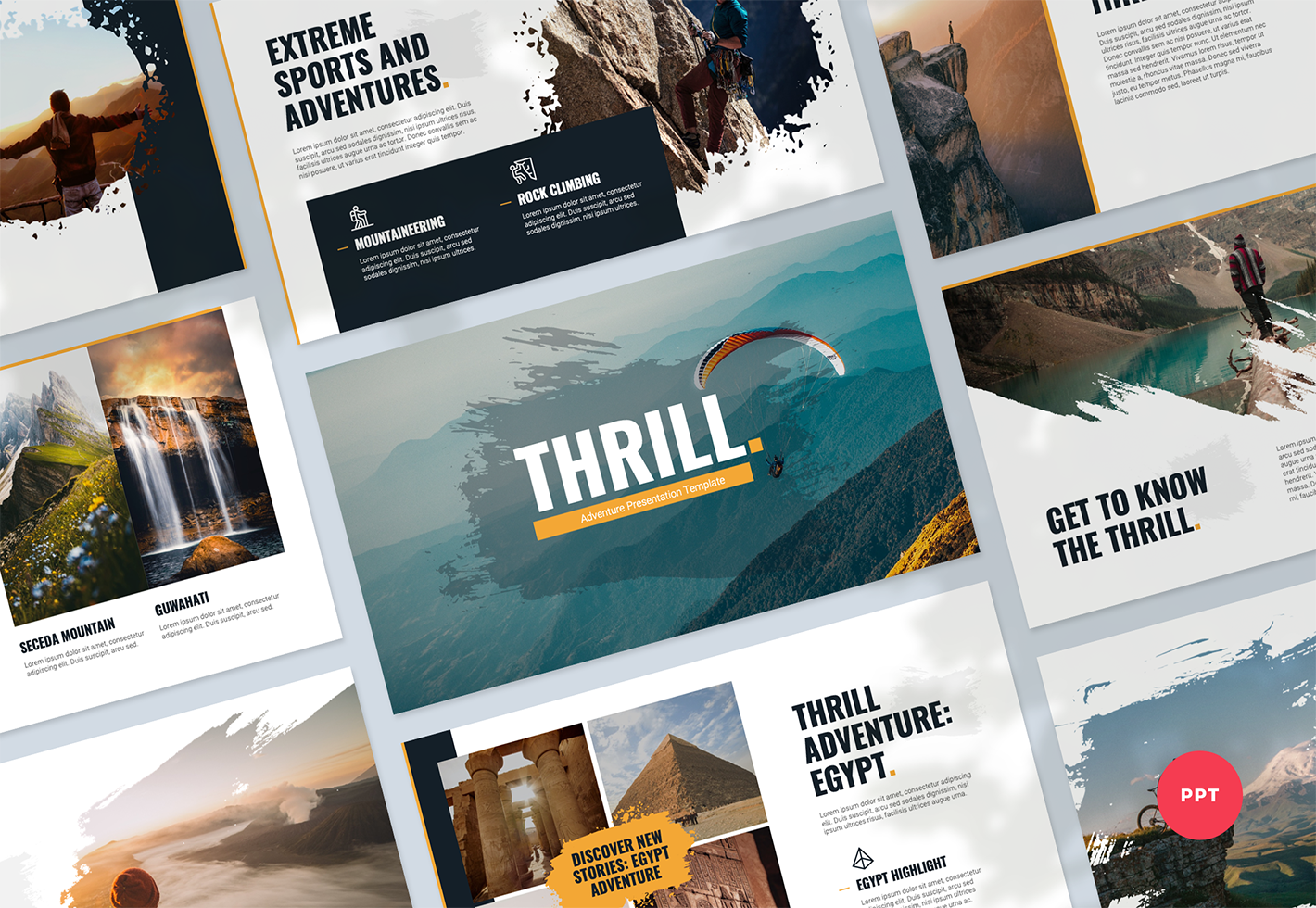 Adventure Presentation PowerPoint Template