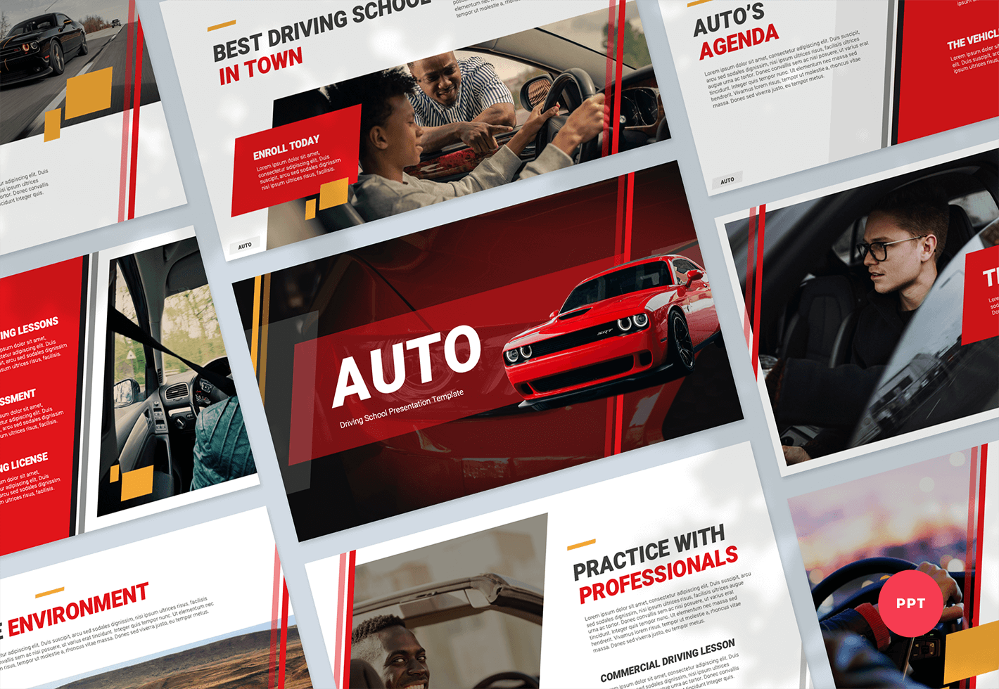 Template #300216 Driving Car Webdesign Template - Logo template Preview
