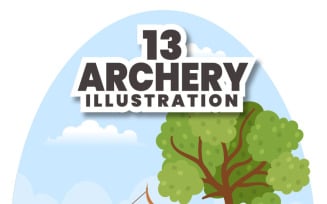 13 Archery Sport Illustration