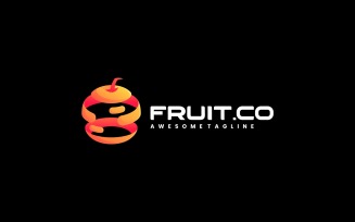 Fruit Gradient Logo Style 1