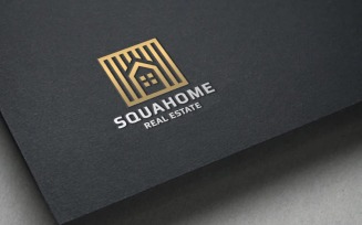 Square Home Pro Logo Template