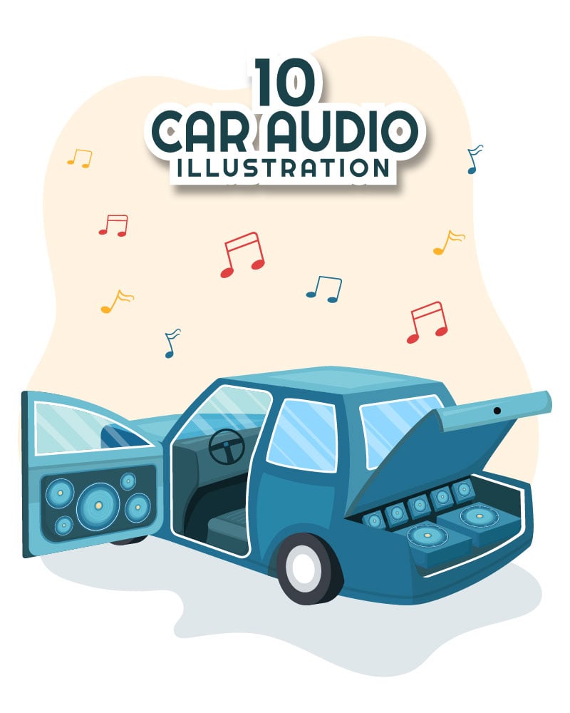 Kit Graphique #300369 Car Audio Divers Modles Web - Logo template Preview