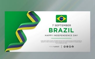 Brazil National Independence Day Celebration Banner, National Anniversary