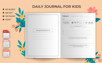 Kids Daily Planner Log Book KDP Interior