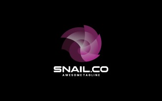 Snail Gradient Logo Design