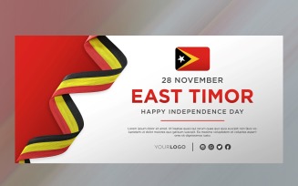 East Timor (see Timor-Leste) National Independence Day Celebration Banner, National Anniversary