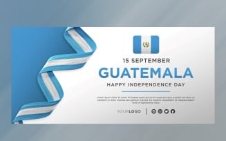 Guatemala National Independence Day Celebration Banner, National Anniversary
