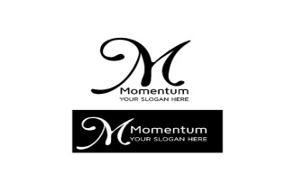 M Letter Logo Template Design