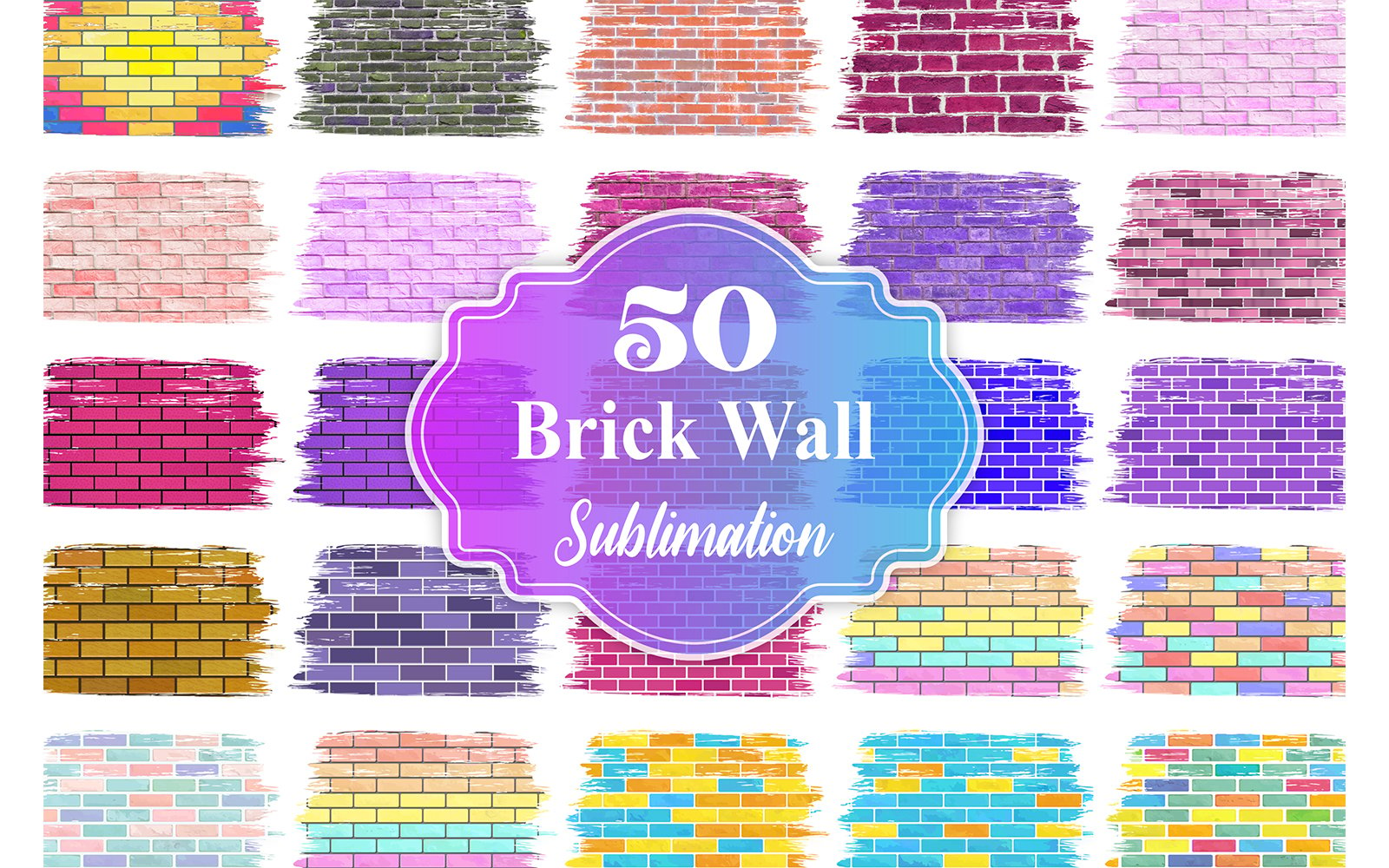 Kit Graphique #300510 Brique Mur Divers Modles Web - Logo template Preview