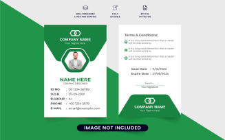 Business identity card design vector