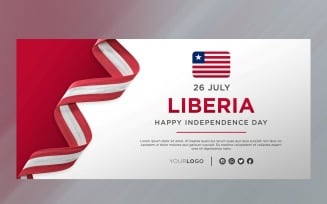 Liberia National Independence Day Celebration Banner, National Anniversary