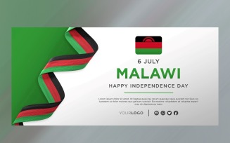 Malawi National Independence Day Celebration Banner, National Anniversary