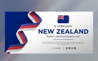 New Zealand National Independence Day Celebration Banner, National Anniversary