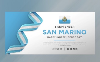 San Marino National Independence Day Celebration Banner, National Anniversary