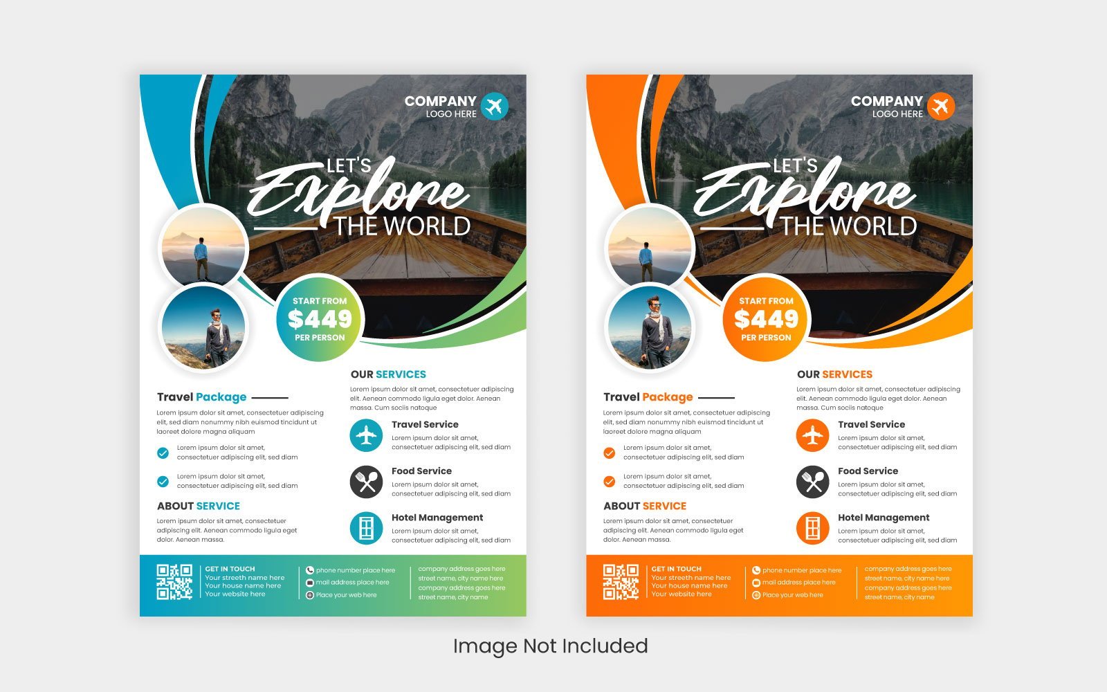 Template #300751 Flyer Travel Webdesign Template - Logo template Preview