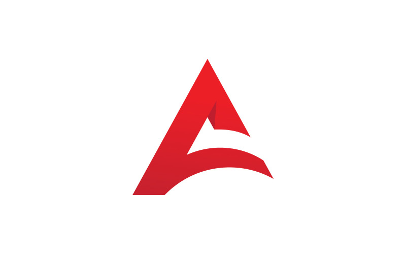 A letter logo and symbol. Vector illustration. V1 Logo Template