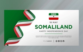 Somaliland National Independence Day Celebration Banner, National Anniversary