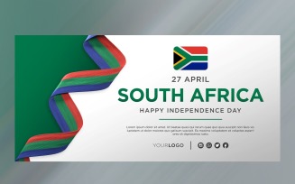 South Africa National Independence Day Celebration Banner, National Anniversary