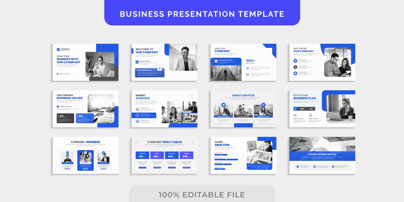 Template #300909 Brochure Business Webdesign Template - Logo template Preview