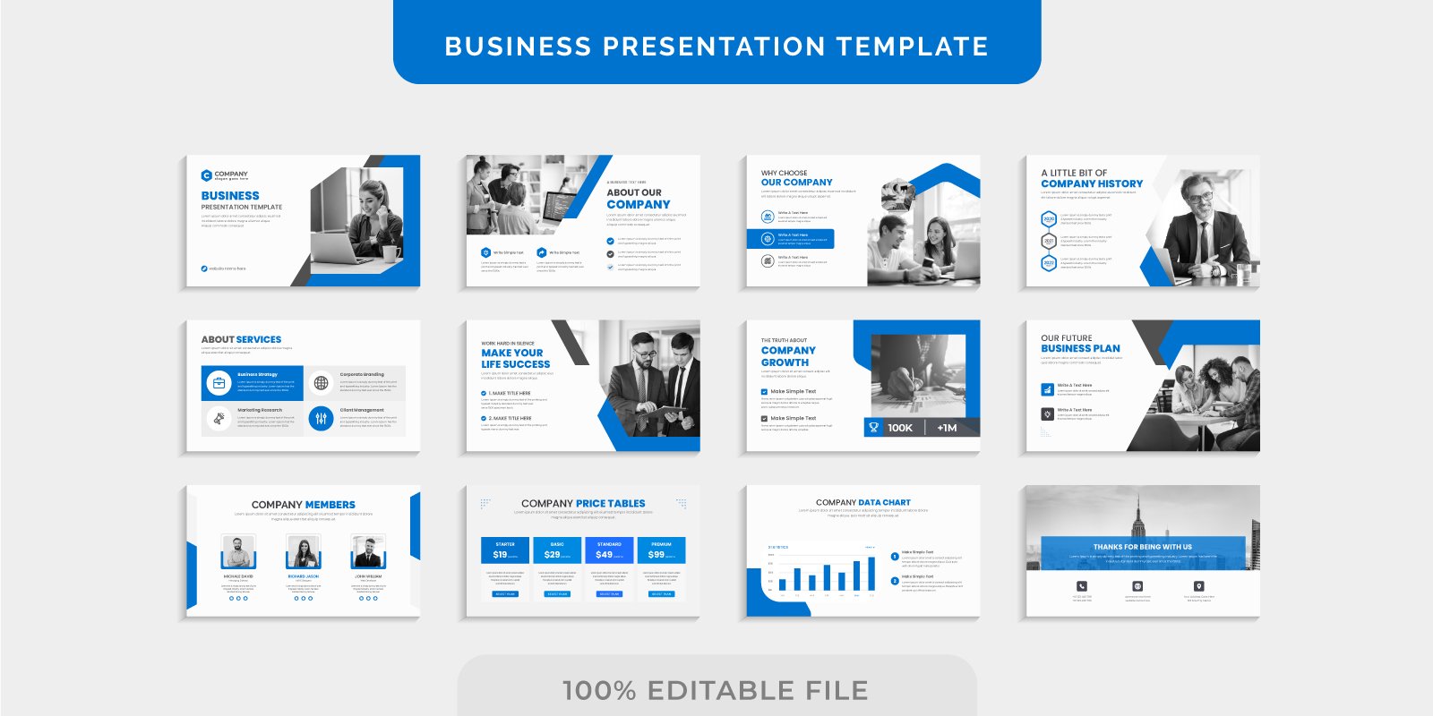 Template #300978 Brochure Business Webdesign Template - Logo template Preview