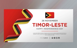 Timor-Leste National Independence Day Celebration Banner, National Anniversary