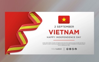 Vietnam National Independence Day Celebration Banner, National Anniversary