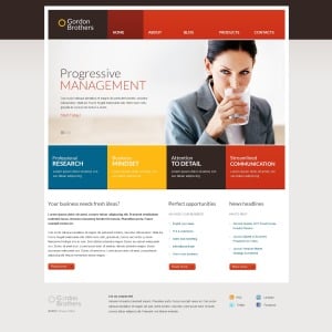 пестрый шаблон управления drupal