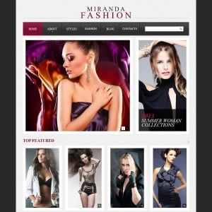 стильный модный шаблон drupal