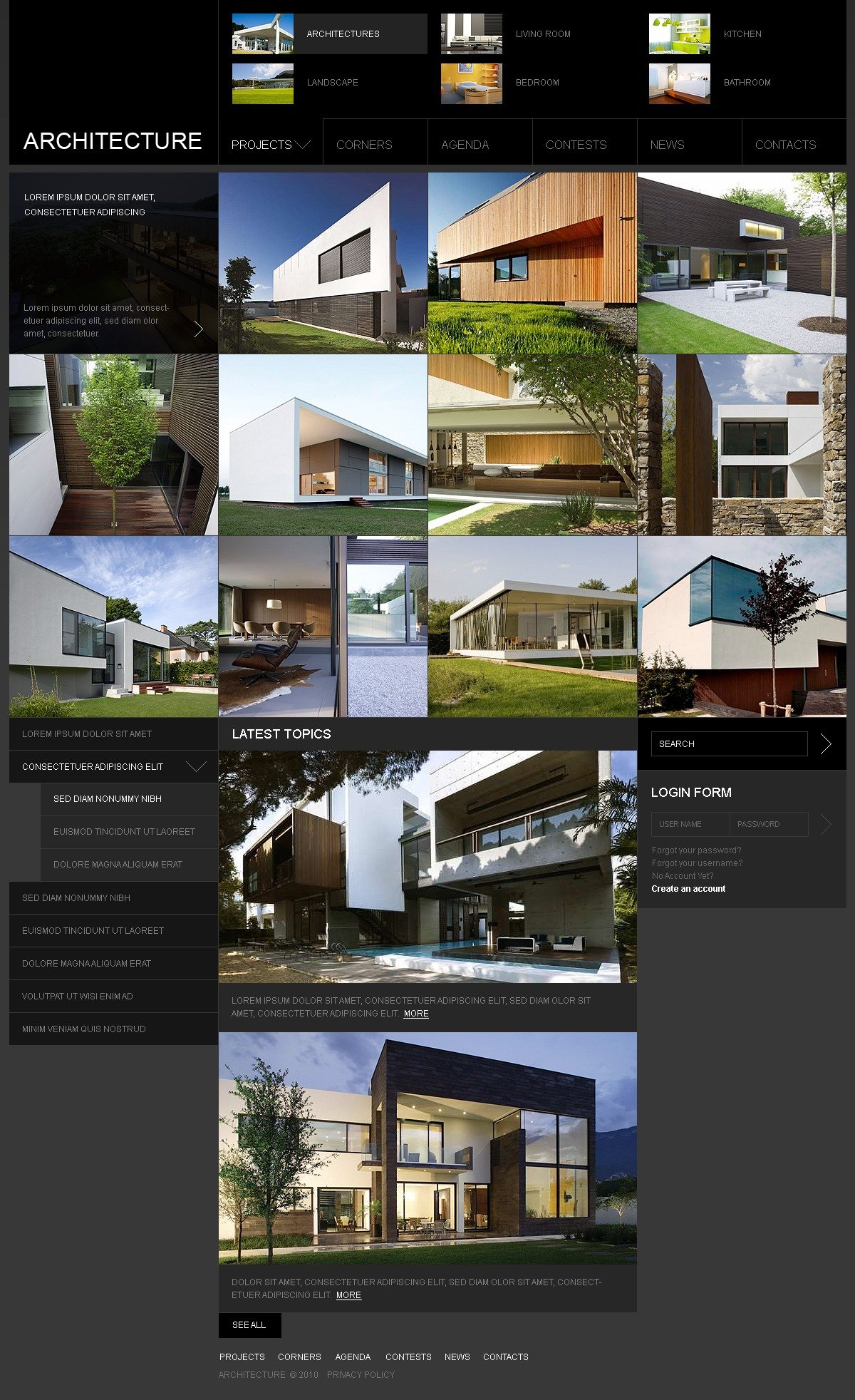 Architecture Website Templates Free Download