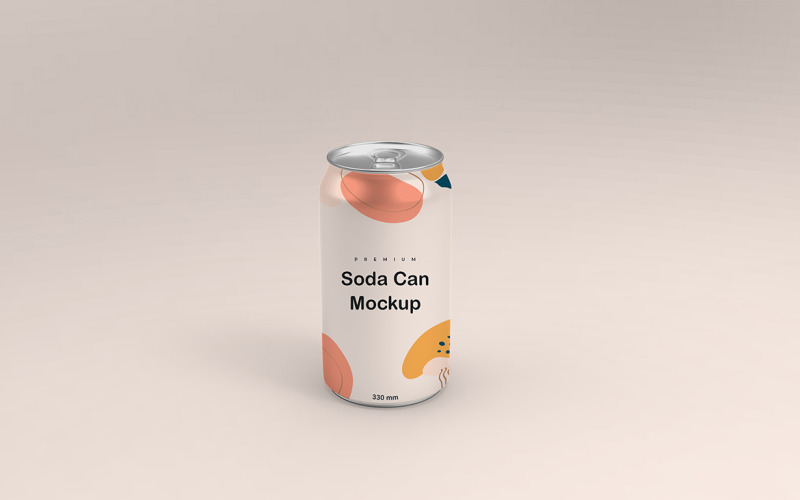 Can Mockup PSD Template Vol 02 Product Mockup
