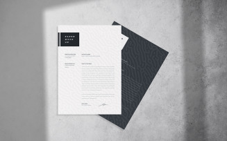 Flyer and Letter Mockup PSD Template Vol 07