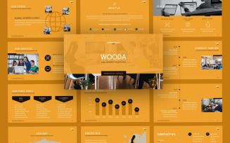 Wooda Company Profile PowerPoint Template